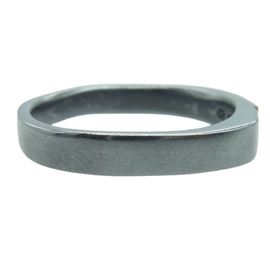 PORTER CLASSIC ポータークラシック BLACK SILVER RING W/GOLD MIDDLE FINGER フィンガー リング ブラック系 シルバー系 19号【中古】