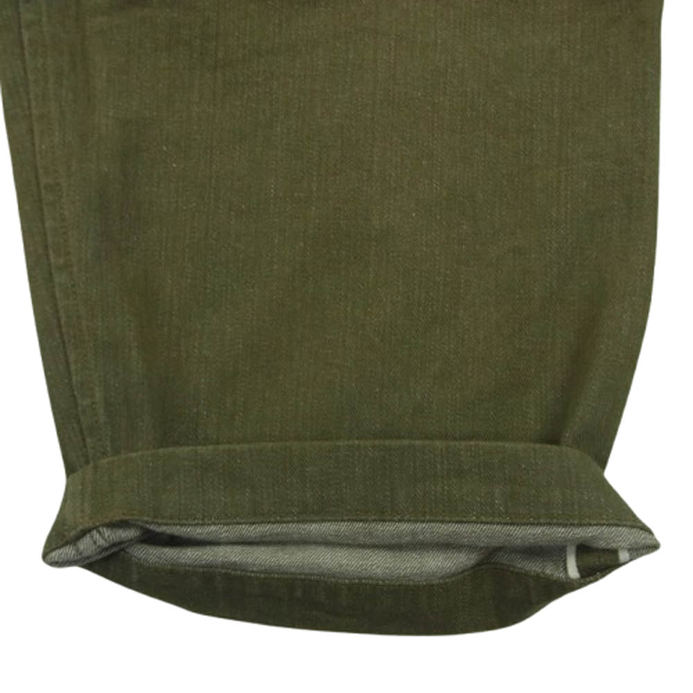 WAIPER ワイパー WP1017 イギリス軍 1950’s ヴィンテージ グリーンデニム トラウザー MADE OF KAIHARA DENIM パンツ グリーン系【中古】