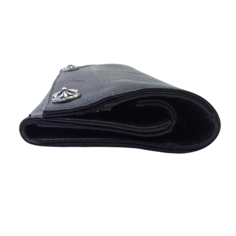 CHROME HEARTS クロムハーツ（原本無） LONG WALLET グリーシー クロス