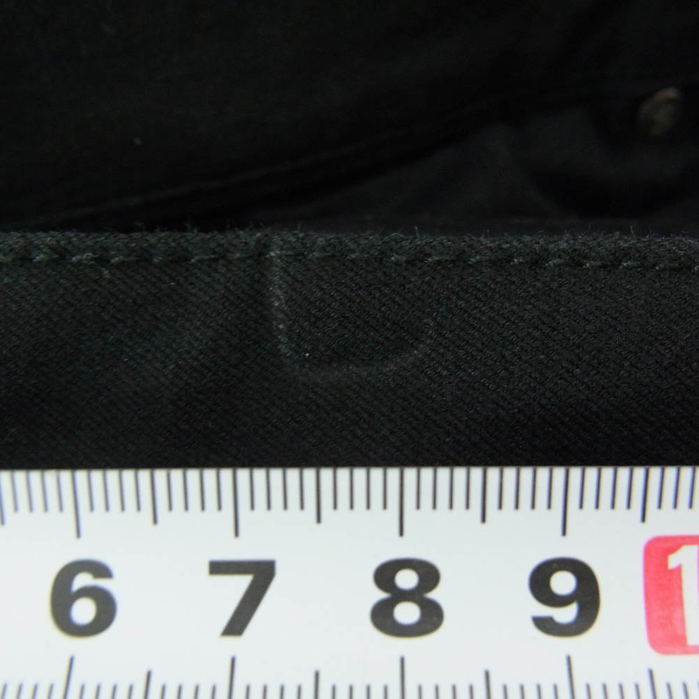 DIOR HOMME ディオールオム 07SS 6HH1013564 エディ期 ボタンフライ ストレッチ スキニー パンツ ブラック系 32【中古】