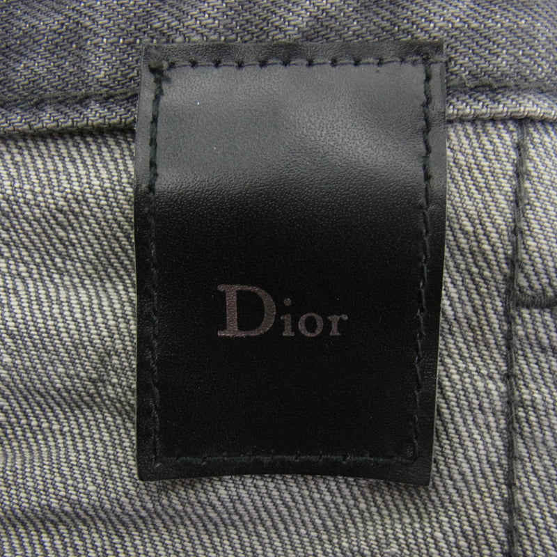 Dior HOMME ディオールオム　2005SS グリッターラメ　デニムパンツ 2005SS DIOR HOMME glitter denim pants | NOIR ONLINE