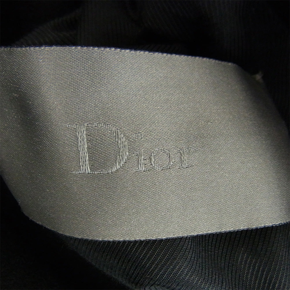 DIOR HOMME ディオールオム 05AW 5HH1036970 エディ期 GLAM期 ウール ロング コート ブラック系 50【中古】