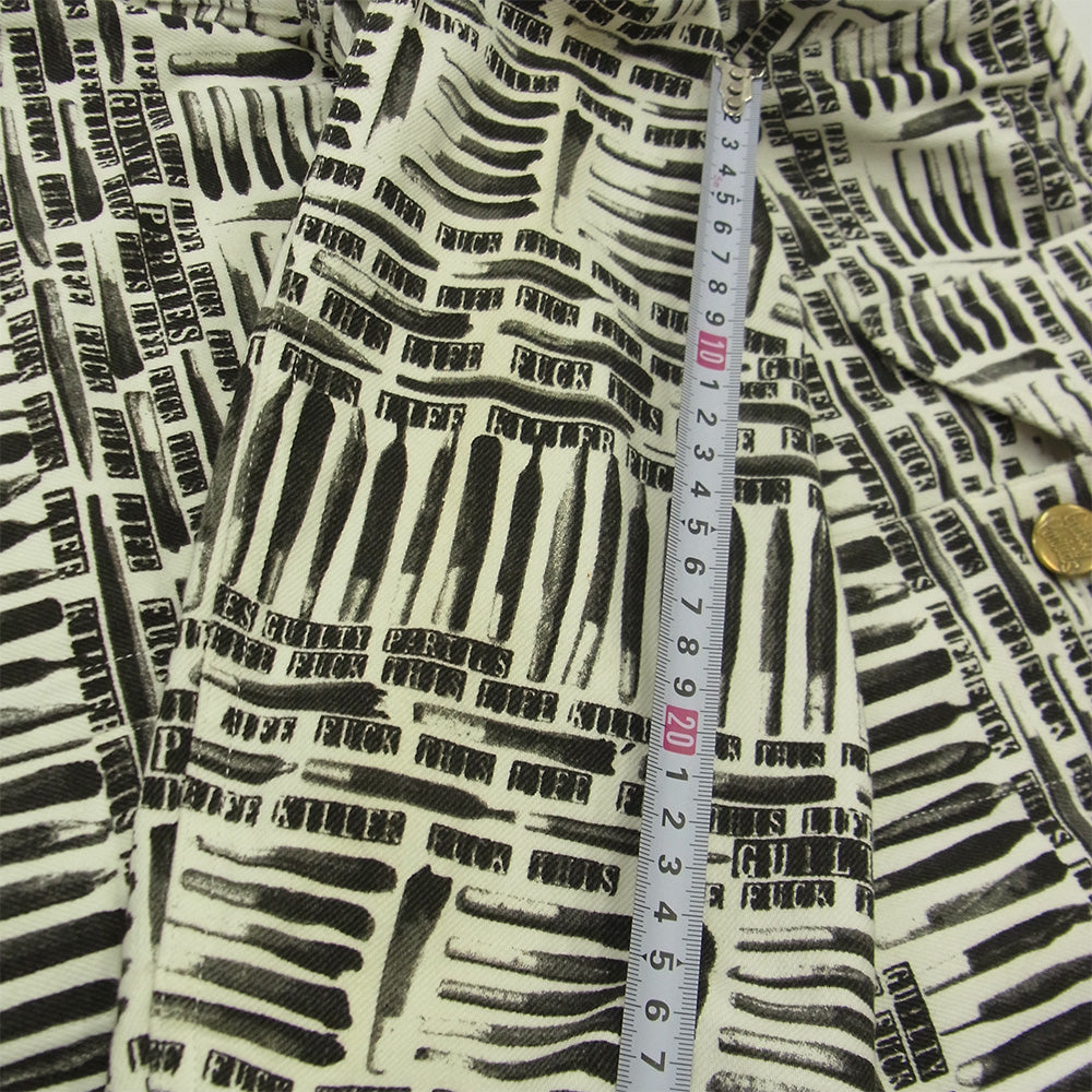 WACKO MARIA ワコマリア 13AW 13AW-COV-23 GUILTY PARTIES JFKC JOINT柄 カバーオールジャケット ホワイト系 S【美品】【中古】