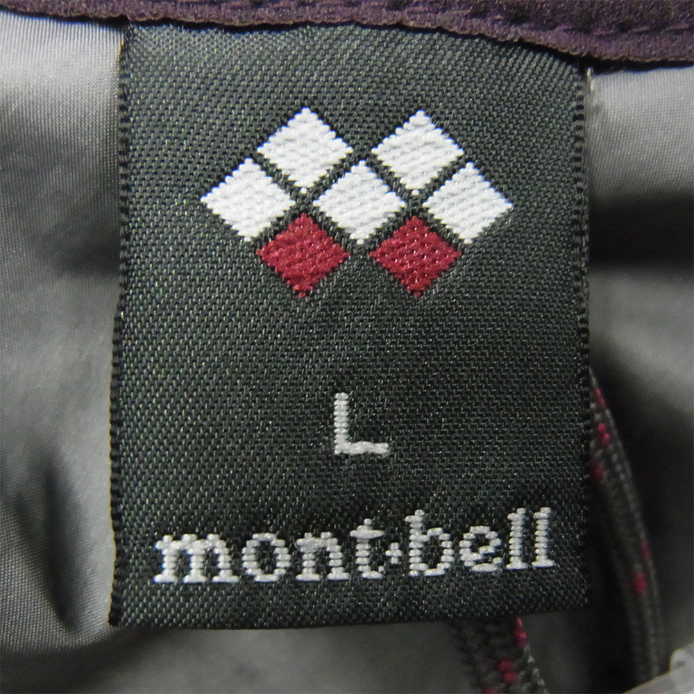 mont-bell モンベル 1106486 クリマエア ライニング ジャケット フリースジャケット パープル系 パープル系 L【中古】