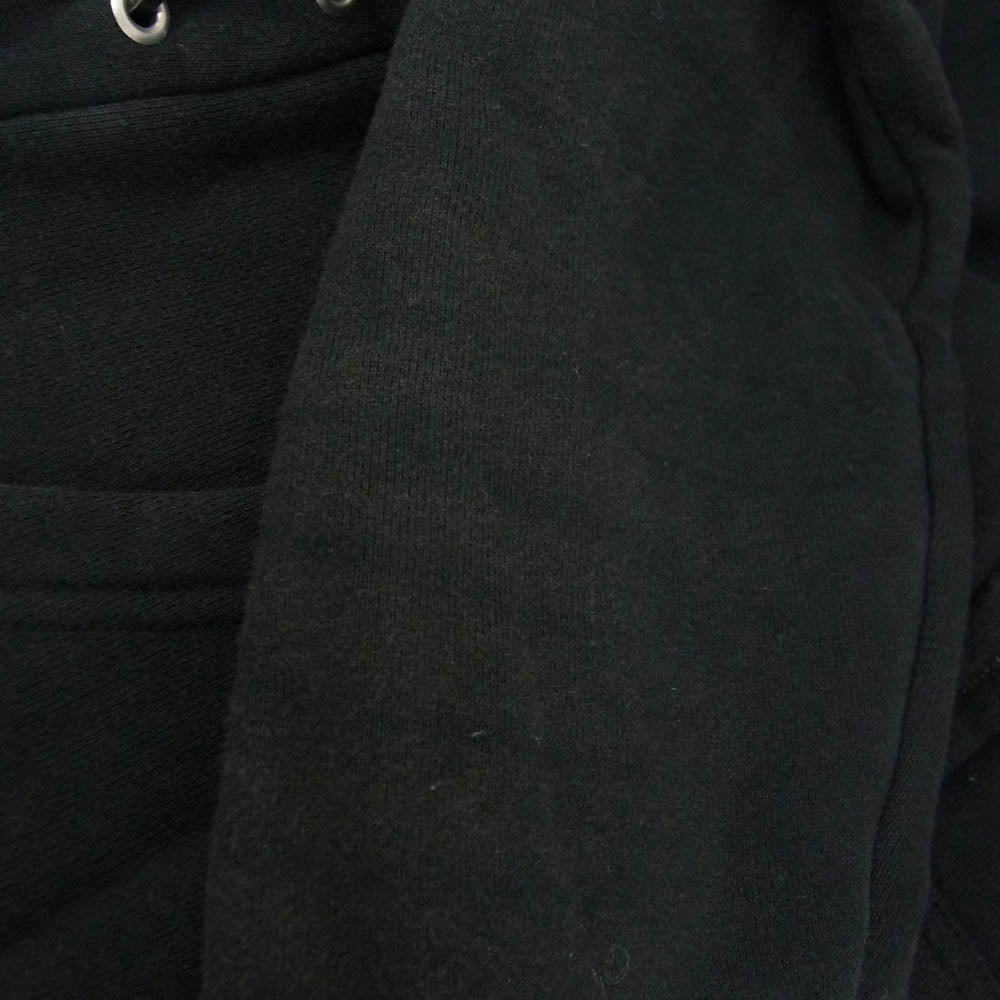 SKULL FLIGHT スカルフライト 00s ROCK IS LIFE Riders Zip Sweat サイドレースアップ ライダース ジップ スウェット ブラック系 S【中古】