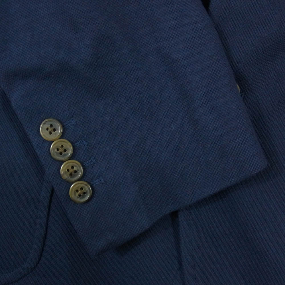 POLO RALPH LAUREN ポロ・ラルフローレン MODERN FIT 裏無し 3ボタン アンコン ジャケット ネイビー系 180/100A【中古】