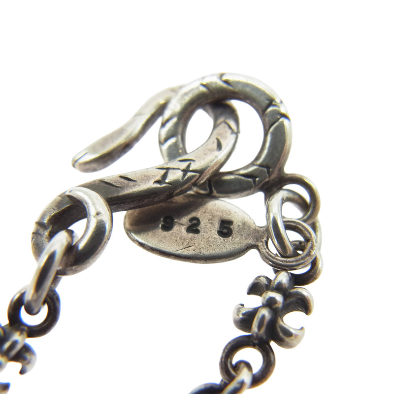 ジャスティンデイビス風☆デザインチェーンネックレス☆925☆ 良品