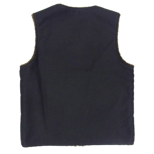 The REAL McCOY'S ザリアルマッコイズ DEMOTEX-ED デッキ ベスト アルパカ ブラック系 ブラウン系 34【中古】