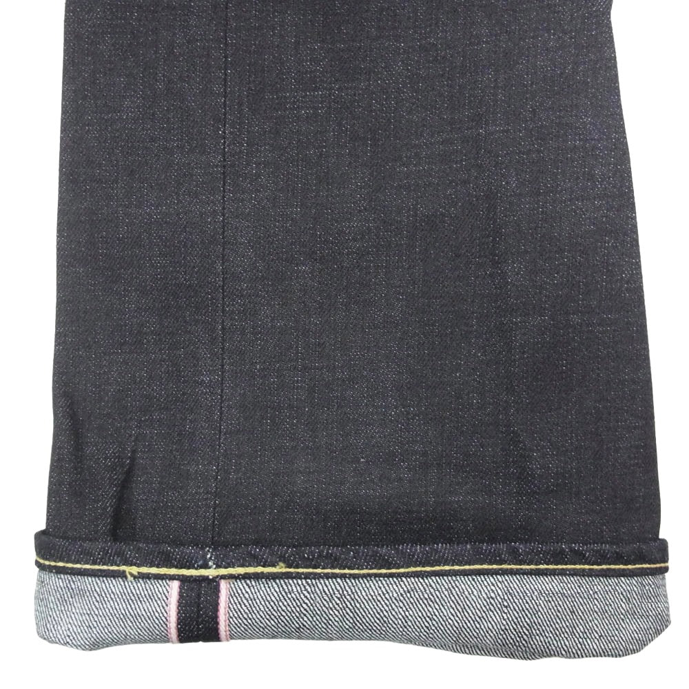 MOMOTARO JEANS 桃太郎ジーンズ 25SS MMJZ04005S Lot.002 WIDE BLK STANDARD WIDE スタンダード ワイド 14.7oz デニムパンツ ジーンズ ブラック系 28【中古】