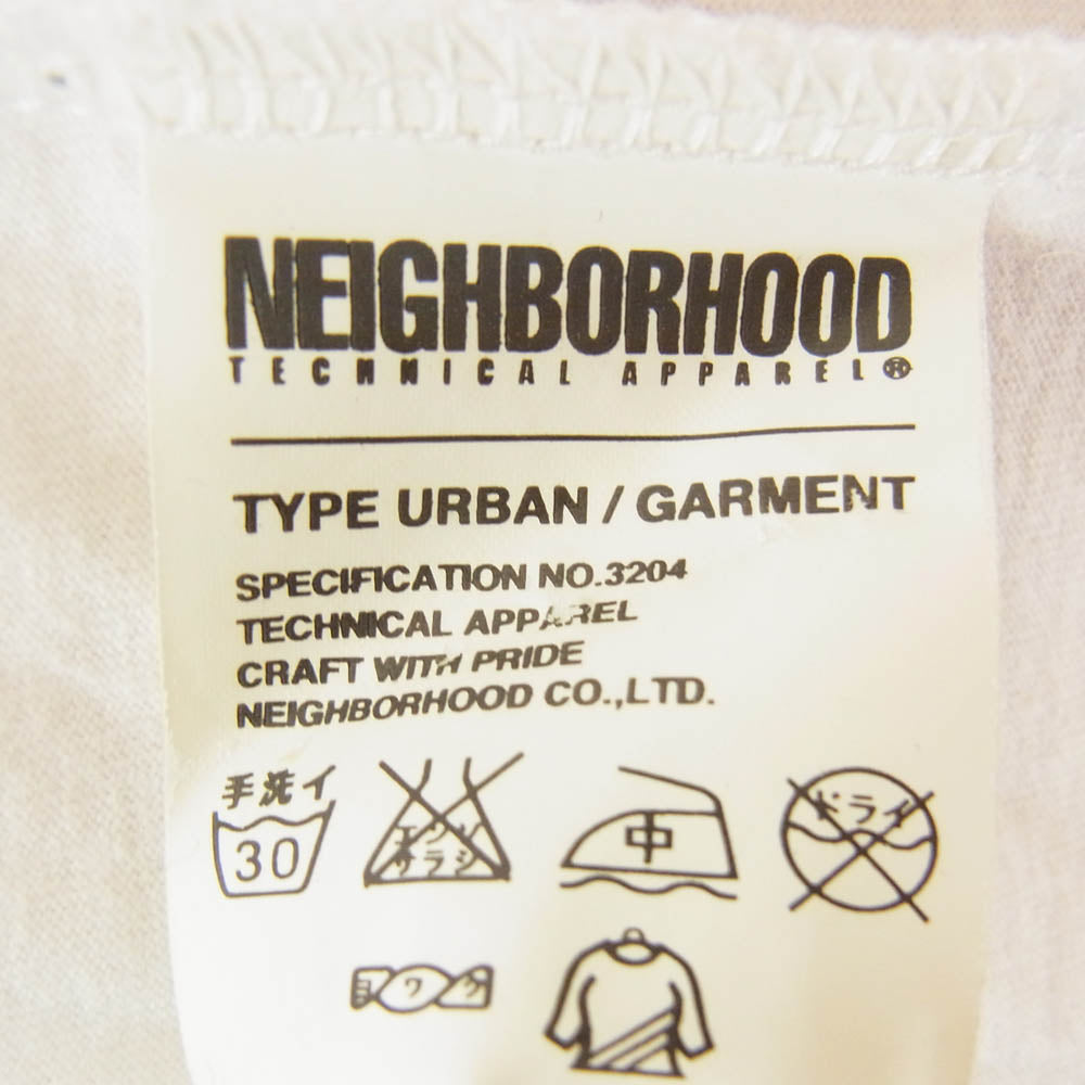 NEIGHBORHOOD ネイバーフッド BAR & SHIELD/C-TEE.SS ショートスリーブ 半袖 Tシャツ ホワイト系 L【中古】