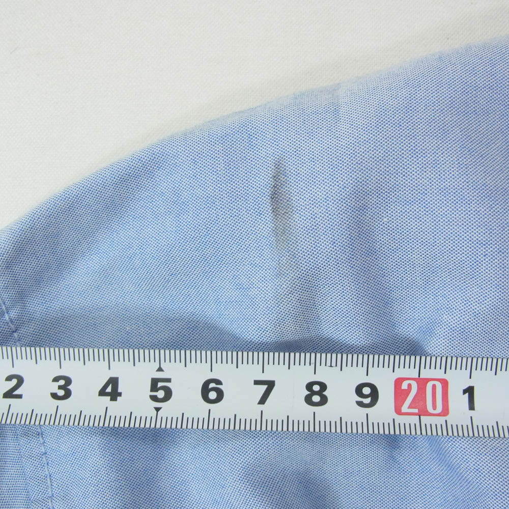 NEIGHBORHOOD ネイバーフッド 16SS 161MYNH-SHM02 LOGGER C-SHIRT.LS ポケット ロガー オックスフォード ボタンダウン 長袖 シャツ ライトブルー系 L【中古】