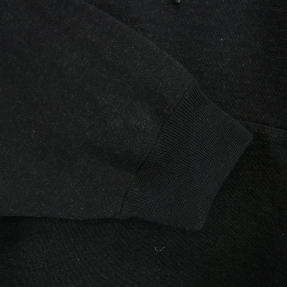 NEIGHBORHOOD ネイバーフッド 20AW 202FPNH-CSM04 NYCO / NC-HOODED 反転ロゴ プリント クルーネック スウェット ブラック系 L【中古】