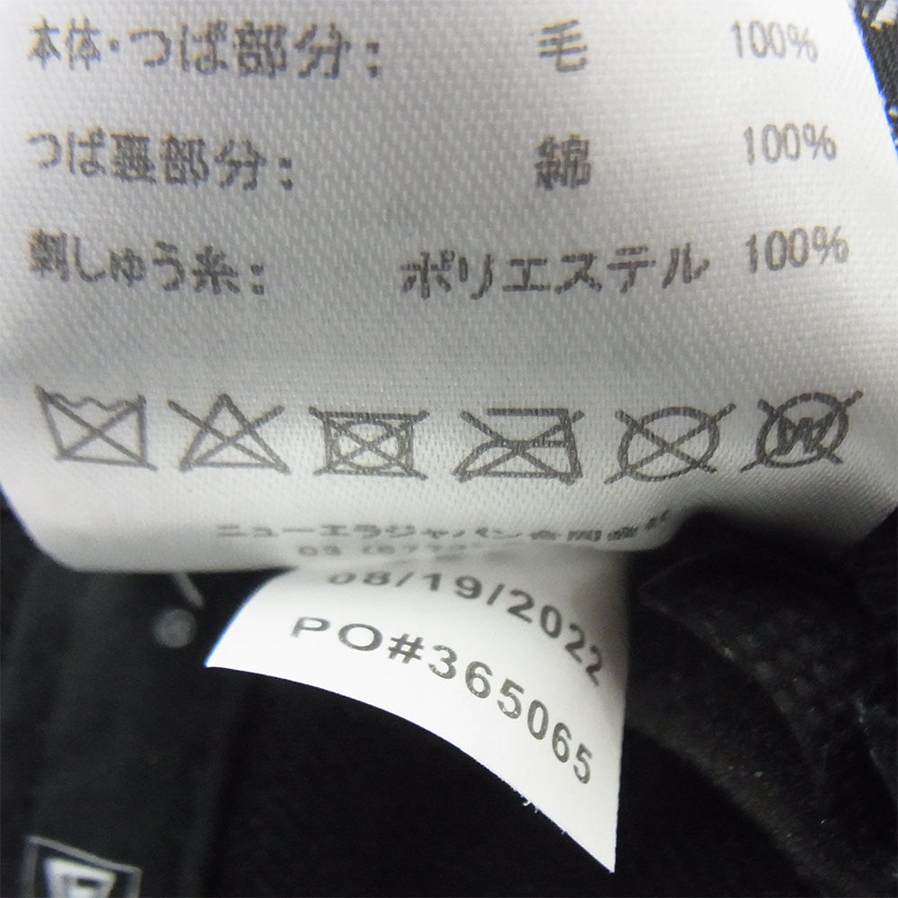 schott ショット × NEWERA ニューエラ SB 刺繍 ベースボール キャップ ブラック系【中古】