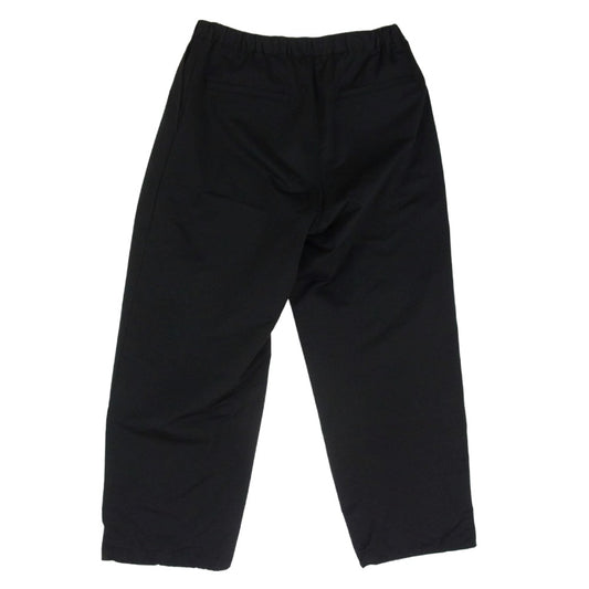 GRAPHPAPER グラフペーパー 23SS GM231-40161 High Gauze Jersey Track Pants ハイゲージ 裾ドローコード ジャージー トラックパンツ ブラック系 1【中古】