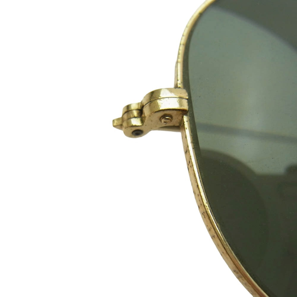 Ray-Ban レイバン B&L社製 ティアドロップ サングラス ゴールド系【中古】