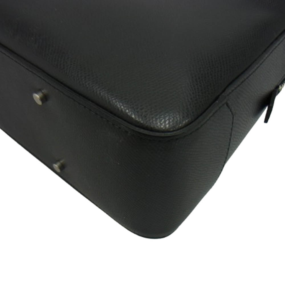 aniary アニアリ 33-01000 Brief S-Film Leather ビジネスバッグ ブリーフケース ブラック系【新古品】【未使用】【中古】