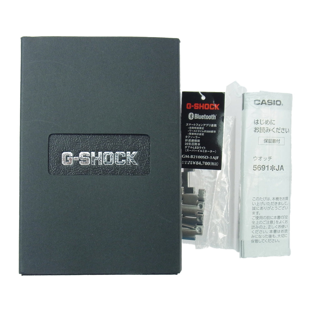 G-SHOCK ジーショック GM-B2100 フルメタル タフソーラー 腕時計 ウォッチ シルバー系【中古】