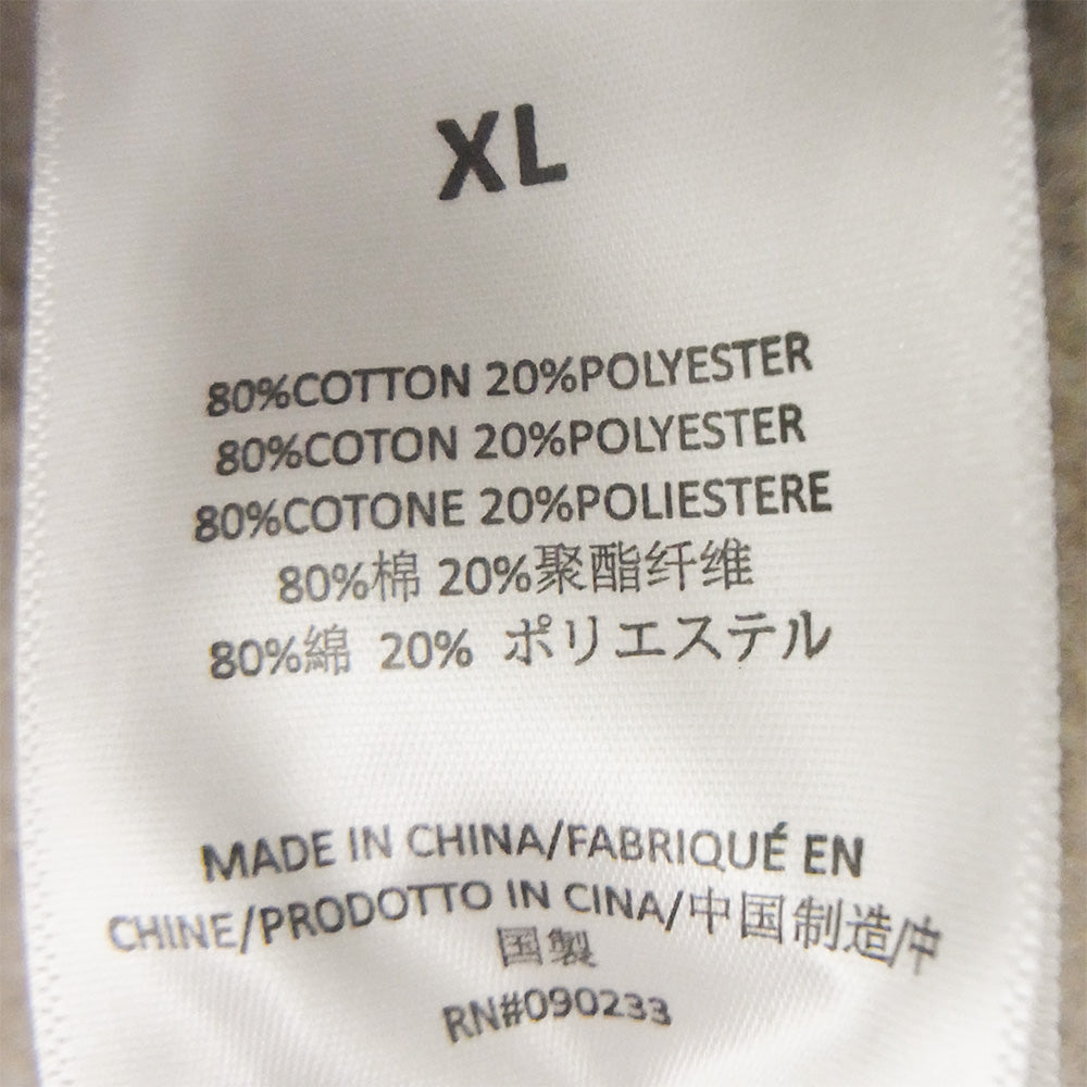 FEAR OF GOD フィアオブゴッド ESSENTIALS エッセンシャルズ ラバーロゴ モックネック 裏起毛 スウェット トレーナー XL ベージュ系 XL【中古】