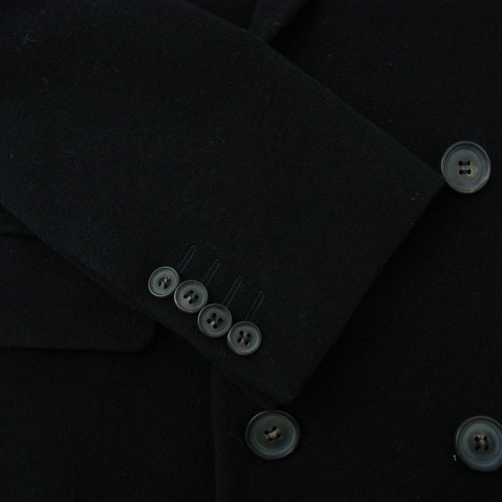 イーヴォ ダブル ロング コート ブラック系 46【中古】