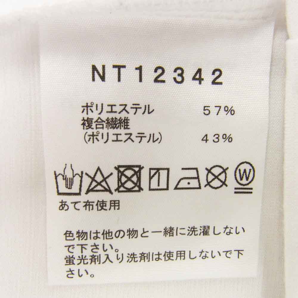 THE NORTH FACE ノースフェイス NT12342 S/S Airy Pocket Tee ショートスリーブエアリーポケットティー 半袖 シャツ ホワイト系 L【中古】
