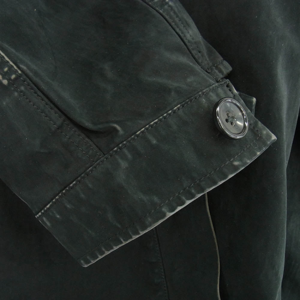 テンシー TC-J0102 ANORAK ライナー付き 高密度ナイロン ベンタイルミリクロス ミリタリー アノラック ジャケット ブラック系 B7/7【美品】【中古】