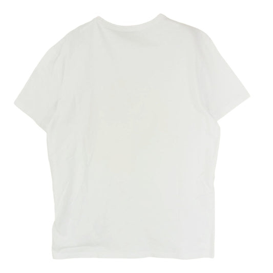 MONCLER モンクレール C-SCOM-19-18991 MAGLIA T-SHIRT マリア ロゴプリント ワッペン 半袖 Tシャツ ホワイト系 L【中古】