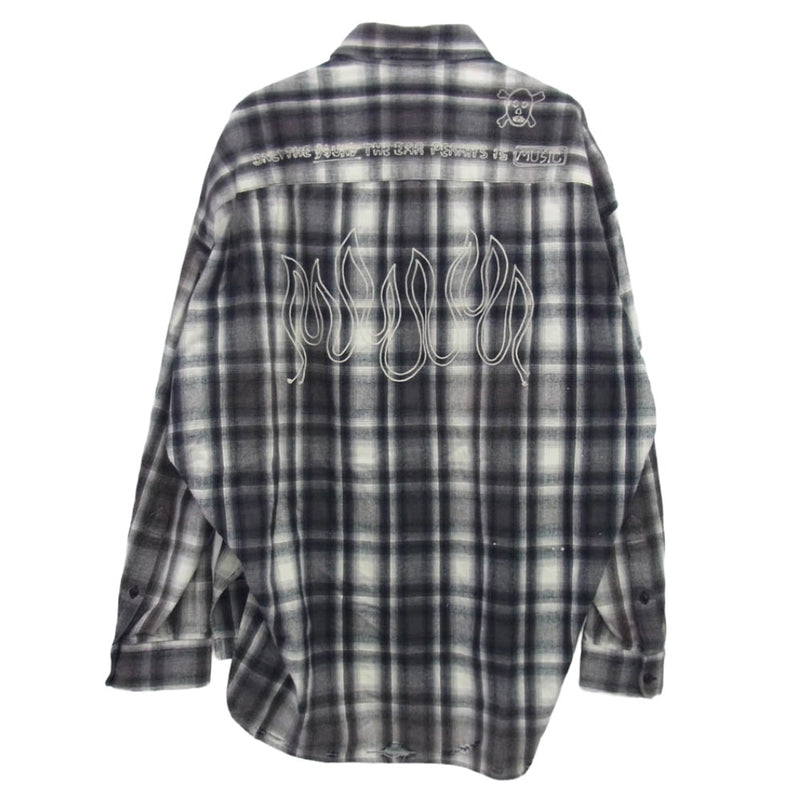 Maison MIHARA YASUHIRO 25aw チェックシャツ Maison MIHARA YASUHIRO メゾンミハラヤスヒロ 25AW J15SH181 Vintage