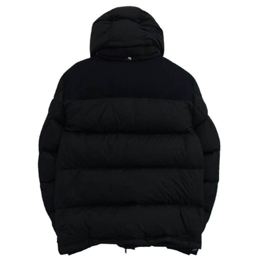 MONCLER モンクレール C20914190385 RILLIEUX GIUBBOTTO リリュー ウール切替 フーデッド ダウンジャケット ブラック系 5【中古】