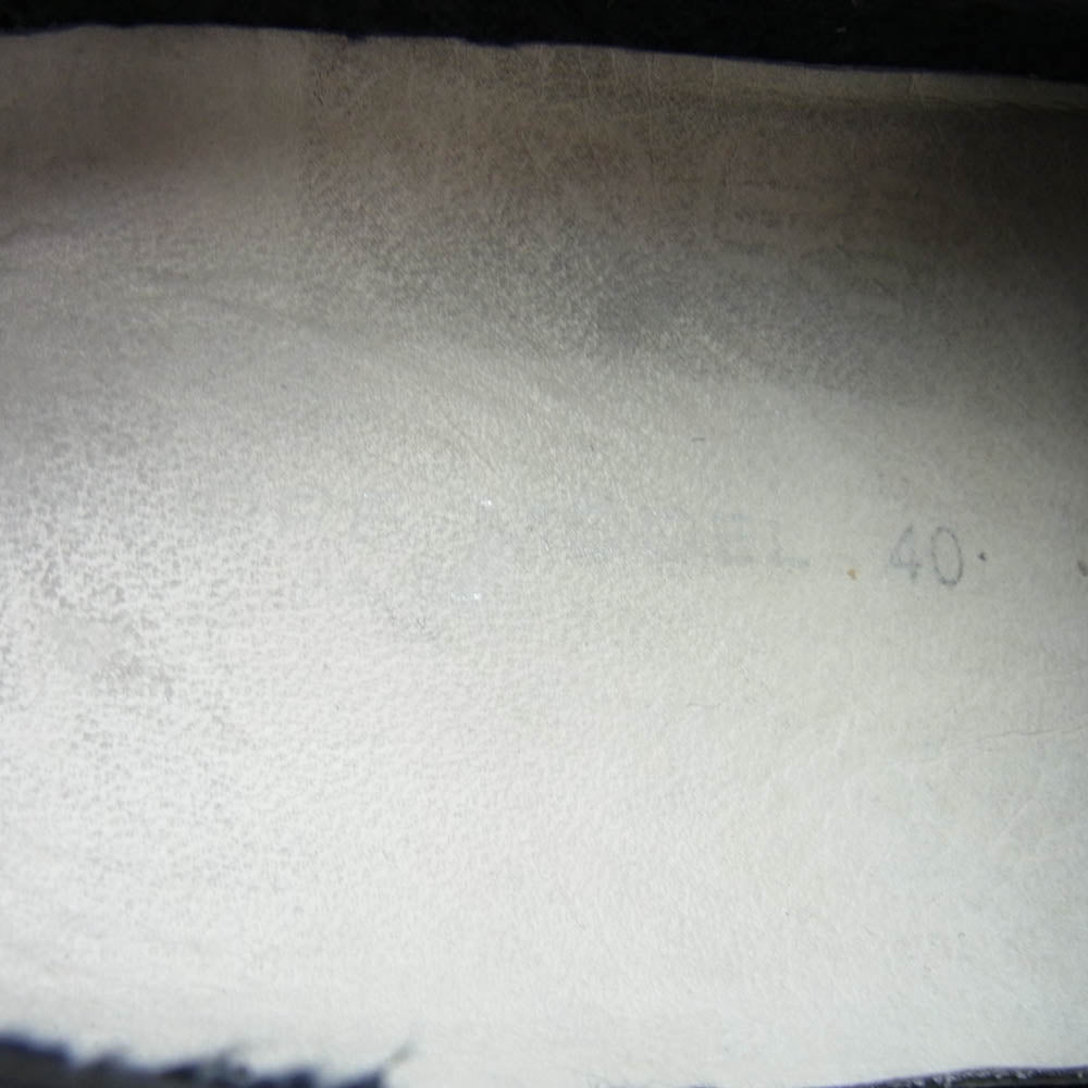 PHILIPPE MODEL フィリップモデル レザー スリッポン シューズ ブラック系 40【中古】