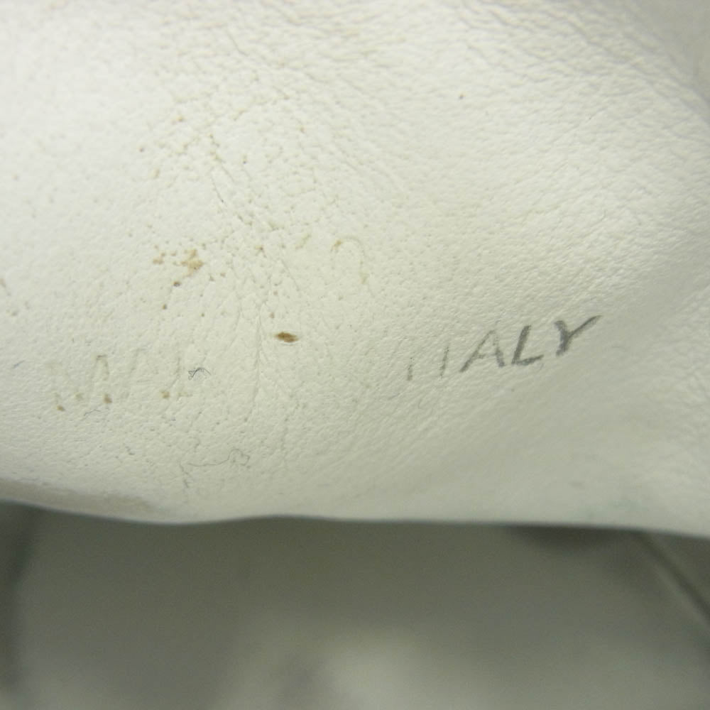 JIMMY CHOO ジミーチュウ エンボススター レザー スリッポン シューズ ホワイト系 40【中古】