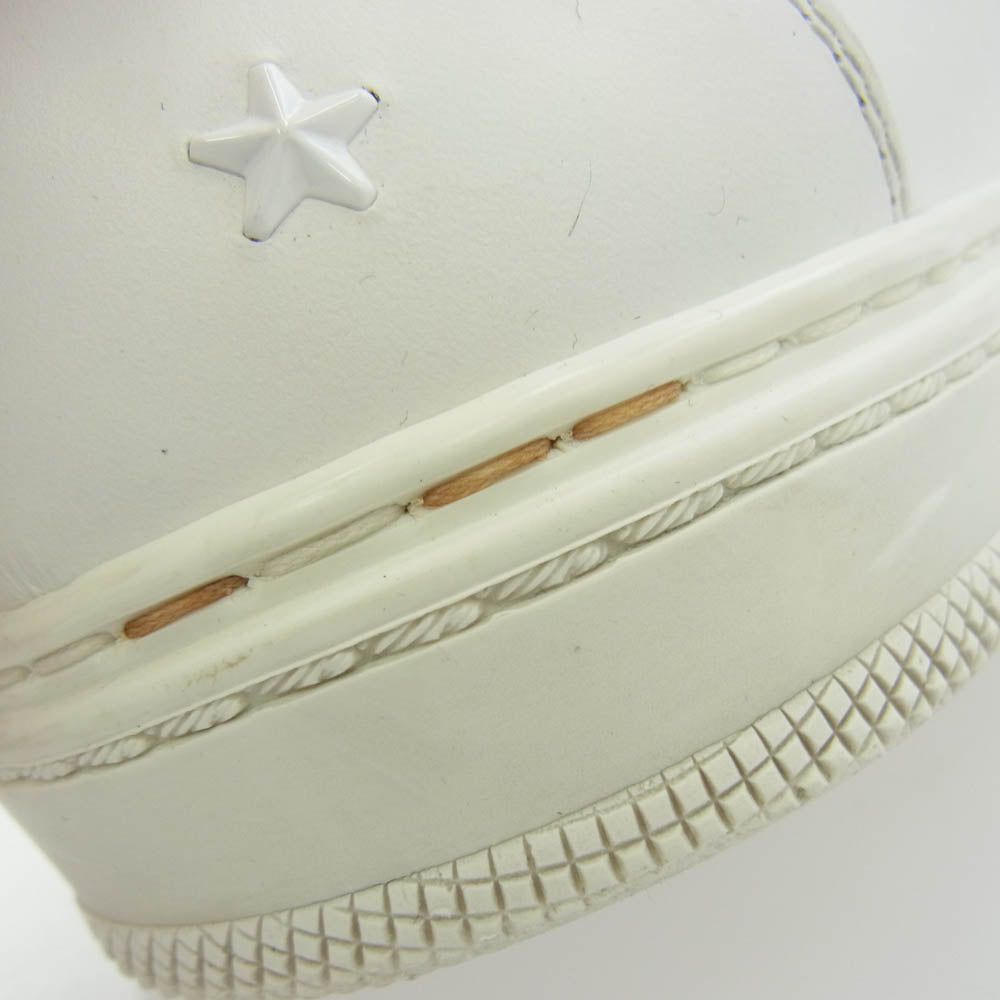 JIMMY CHOO ジミーチュウ スタースタッズ レザー スリッポン シューズ ホワイト系 41【中古】