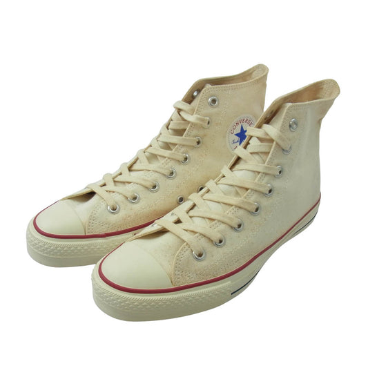 CONVERSE コンバース 2003年~ 日本製 ALL STAR RETRO HI オールスター レトロ スニーカー オフホワイト系 26cm【中古】