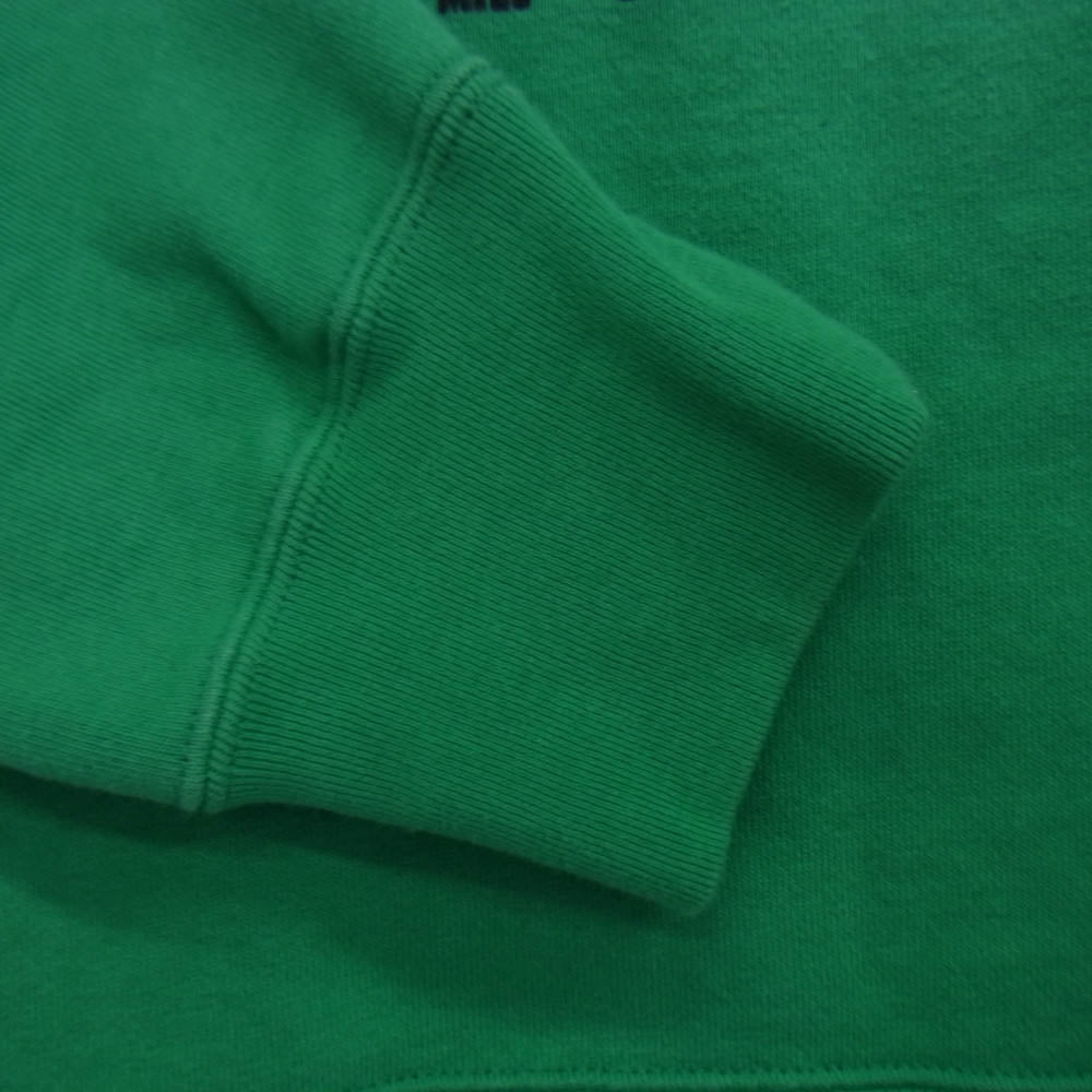 A BATHING APE アベイシングエイプ 002SWK301002M BABY MILO 両面プリント スウェット トレーナー グリーン系 XL【中古】