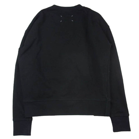 MAISON MARGIELA メゾンマルジェラ 20SS S29GU0060 S25403 四つタグ ペンキグラフィック カレンダーロゴプリント クルーネック スウェット ブラック系 M【中古】