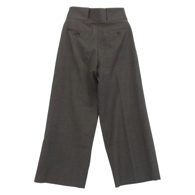 15AW Maison Margiela マルジェラ ワイドスラックス 千鳥柄 MAISON MARGIELA メゾンマルジェラ 15AW S30KA0417 ハイウエスト