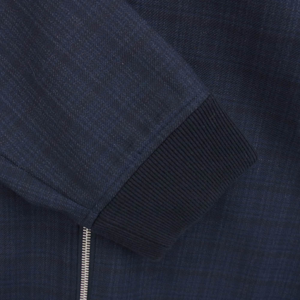 MARNI マルニ 18AW CUMU0005L0 SHADOW CHECK WOOL JACKET シャドウ ウール チェック ジャケット ネイビー系 44【中古】