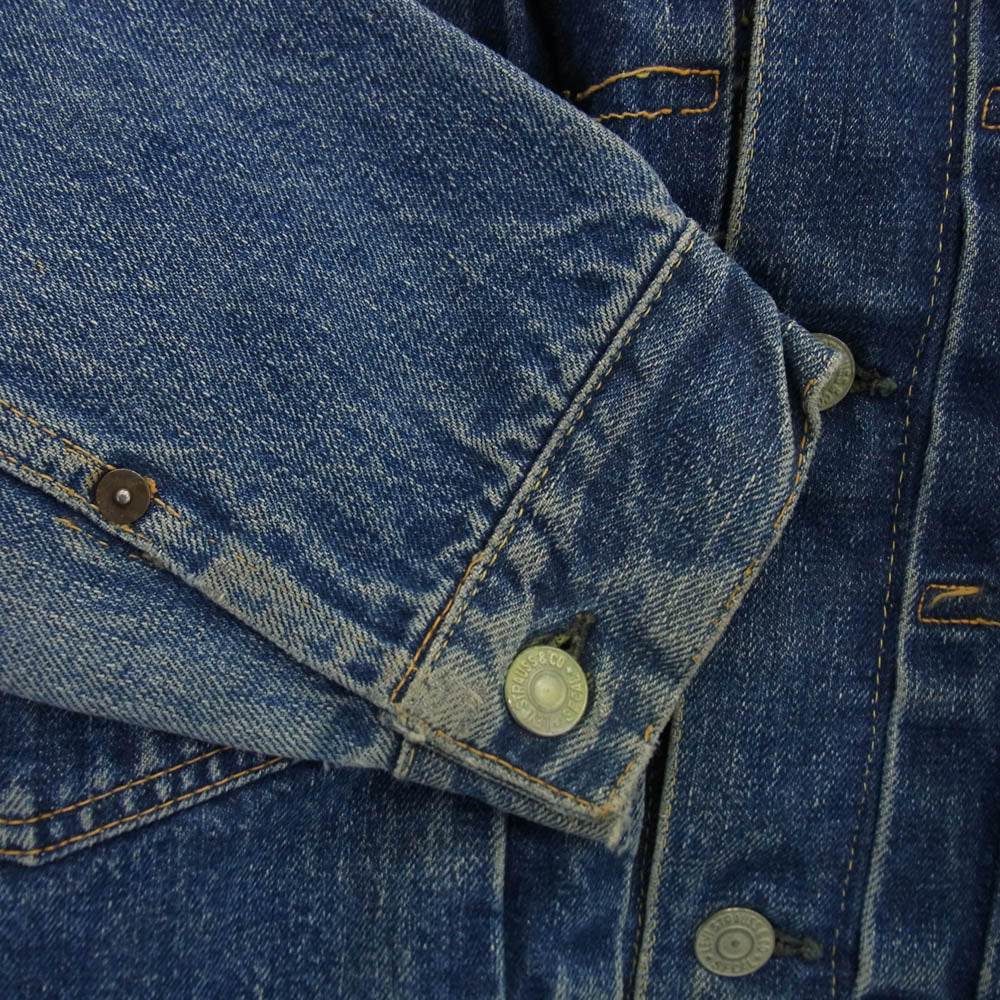 Levi's リーバイス 50s 60s 507XX 2nd トップボタン裏刻印17 デニム ジャケット インディゴブルー系【中古】