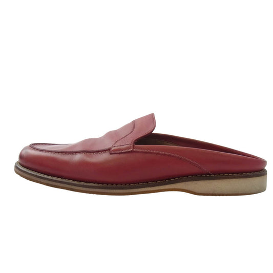 John Lobb ジョンロブ BAR BADOS バルバドス レザーサンダル シューズ レッド系 7.5 E【中古】