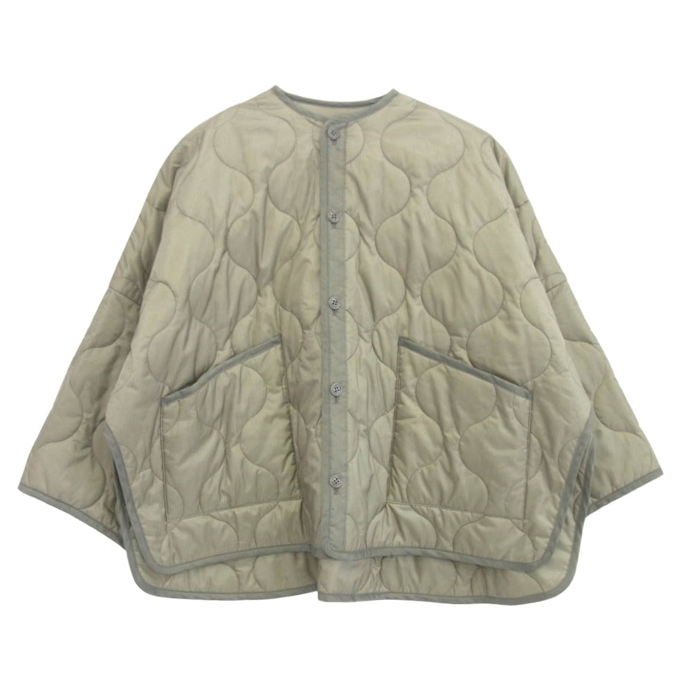 HYKE ハイク ナイロン キルティング ライナー コート グレー系 M 2
