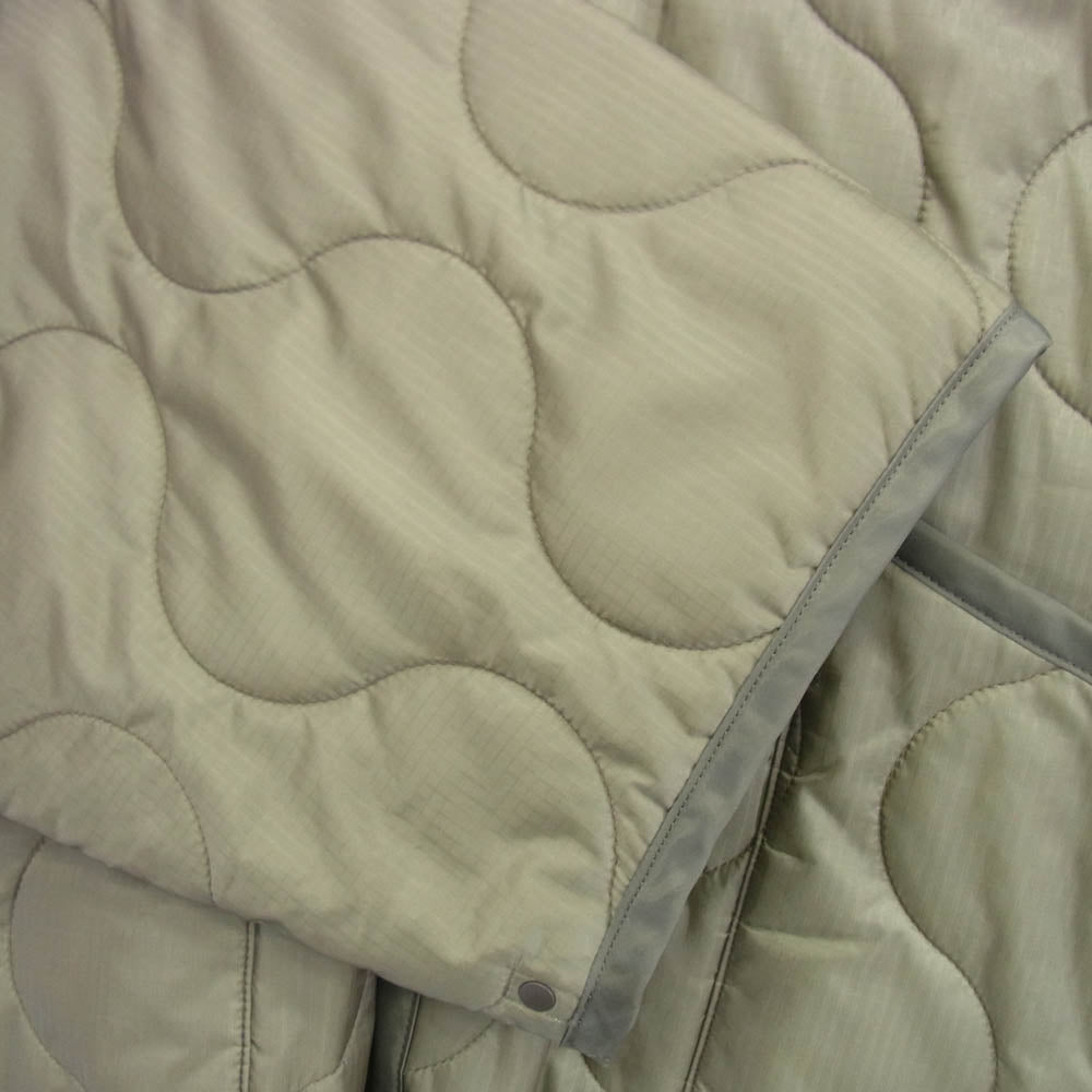 HYKE ハイク ナイロン キルティング ライナー コート グレー系 M 2【中古】