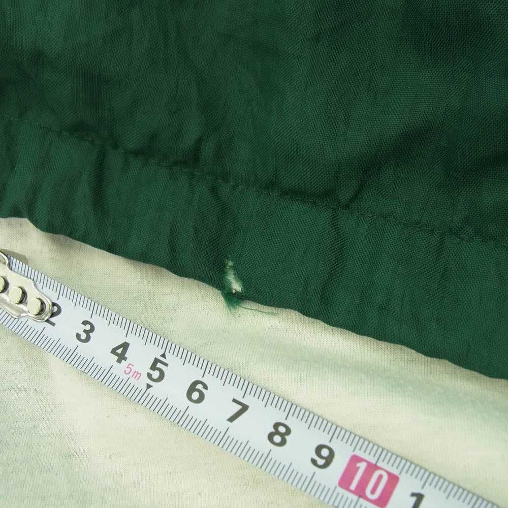 Champion チャンピオン 90's 00s V NECK ロゴ 刺繍 プルオーバー ナイロン ジャケット アノラック グリーン XL グリーン系 XL【中古】