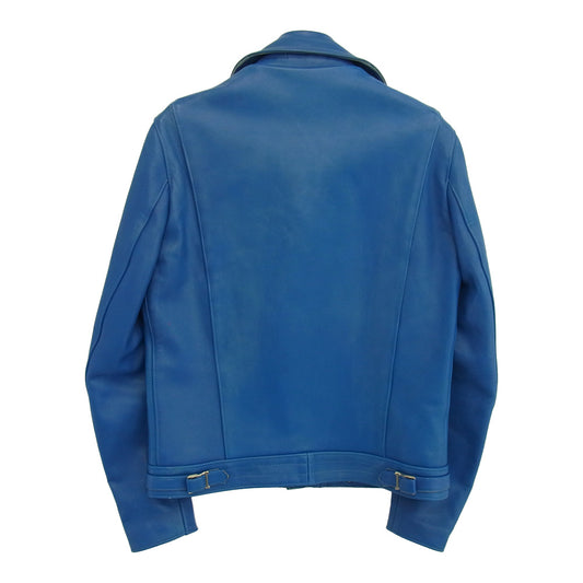 Lewis Leathers ルイスレザー 英国製 CYCLONE サイクロン レザー ライダースジャケット ブルー系 40【中古】