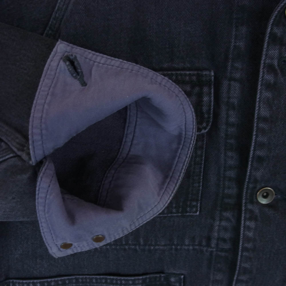 ダイリク 20SS J-3 WASH N'WEAR Cover All 加工 カバーオール ジャケット ダークネイビー系 パープル系 M【美品】【中古】
