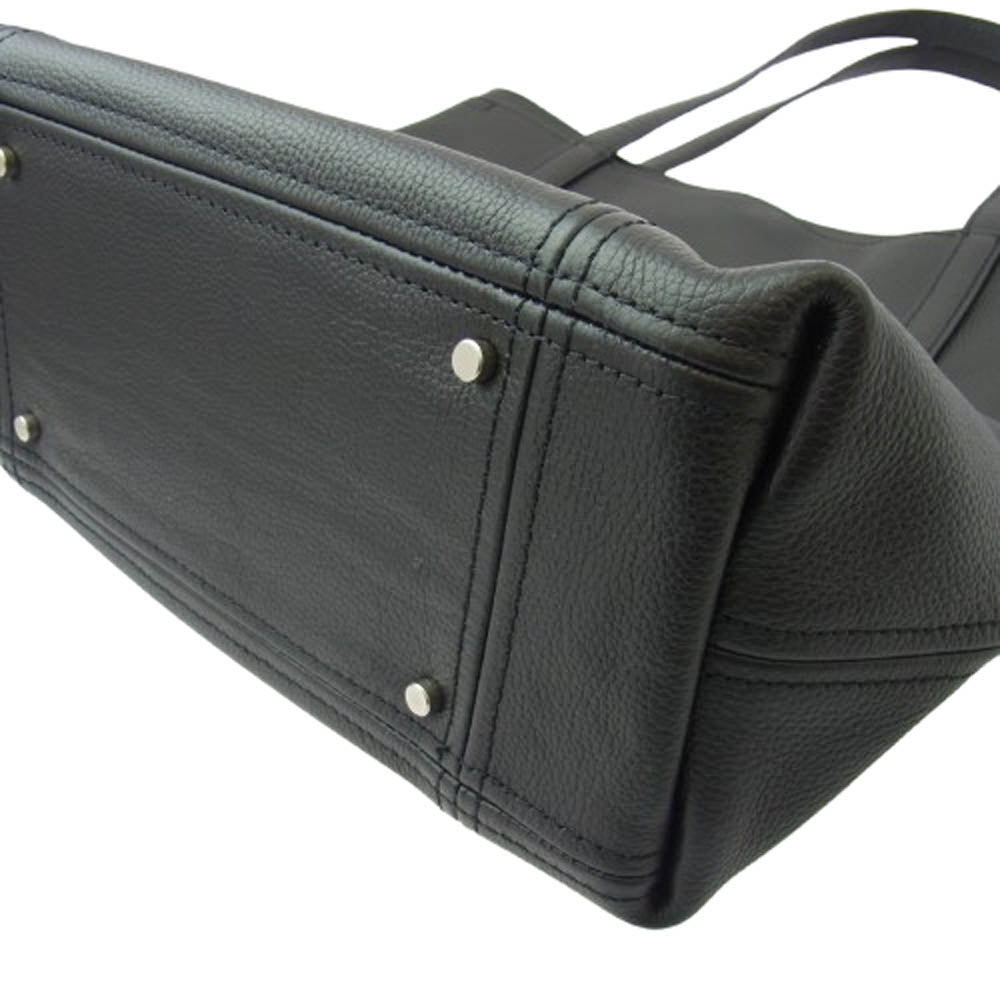 aniary アニアリ 07-02012 Shrink Leather シュリンクレザー トートバッグ ブラック系【極上美品】【中古】