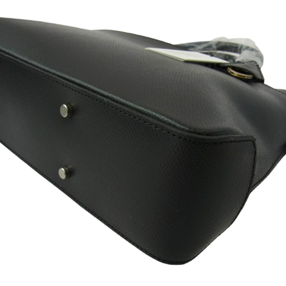 aniary アニアリ 33-01001 S-Film Leather エスフィルムレザー ブリーフバッグ ブラック系【極上美品】【中古】
