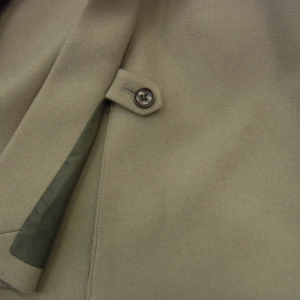 SHIPS シップス ULTRA FINE MERINO WOOL ウルトラファインメリノ ウール チェスター コート チャコール系 M【中古】