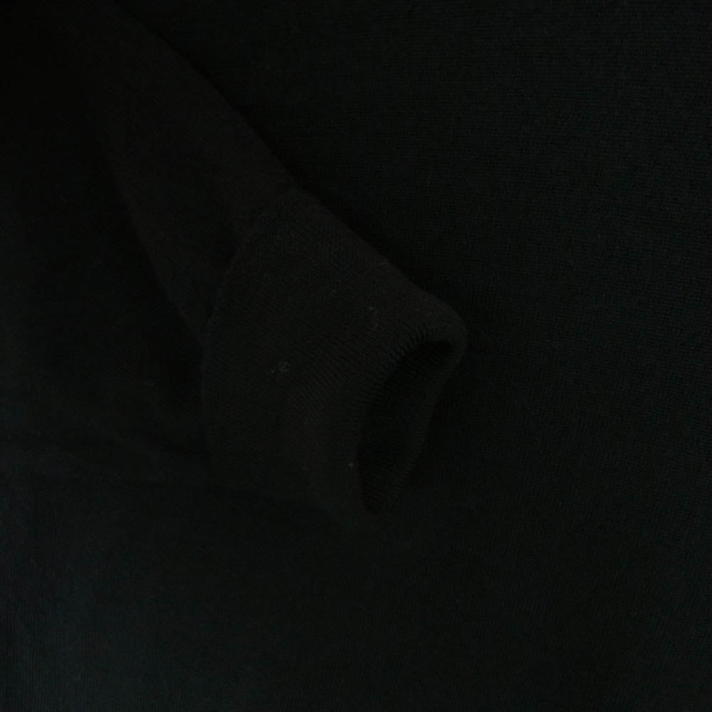JOHN SMEDLEY ジョンスメドレー BEAMS F イングランド製 ウール 長袖 ハイゲージ ニット ブラック系 F【中古】