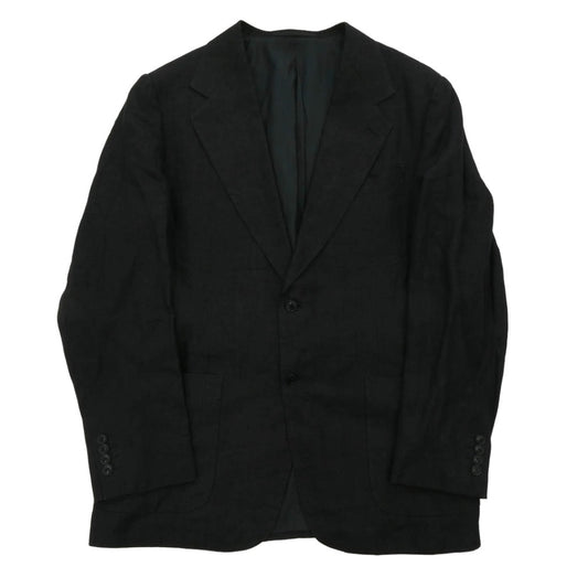 COMOLI コモリ 23ss X01-08002 リネン スーツ セットアップ ブラック系 3【中古】