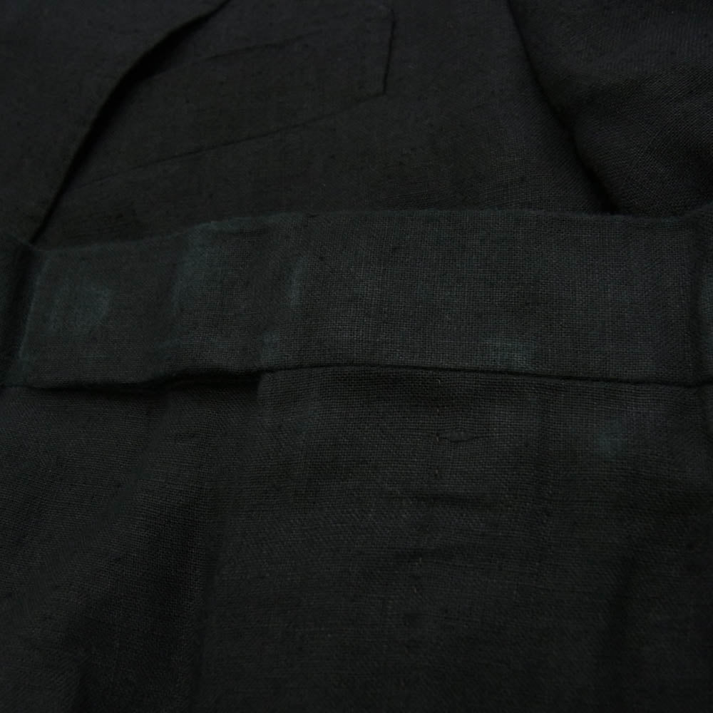 COMOLI コモリ 25SS B01-08002 カナパ スーツ ヘンプ セット アップ ブラック系 3【中古】