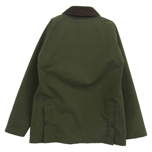 Barbour バブアー 1802261 BEDALE SL ビデイル ノンオイルド ジャケット モスグリーン系 40【中古】